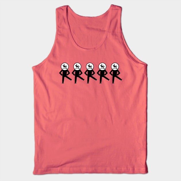 Dancing Emojis with Slippery Heads Tank Top by NeddyBetty